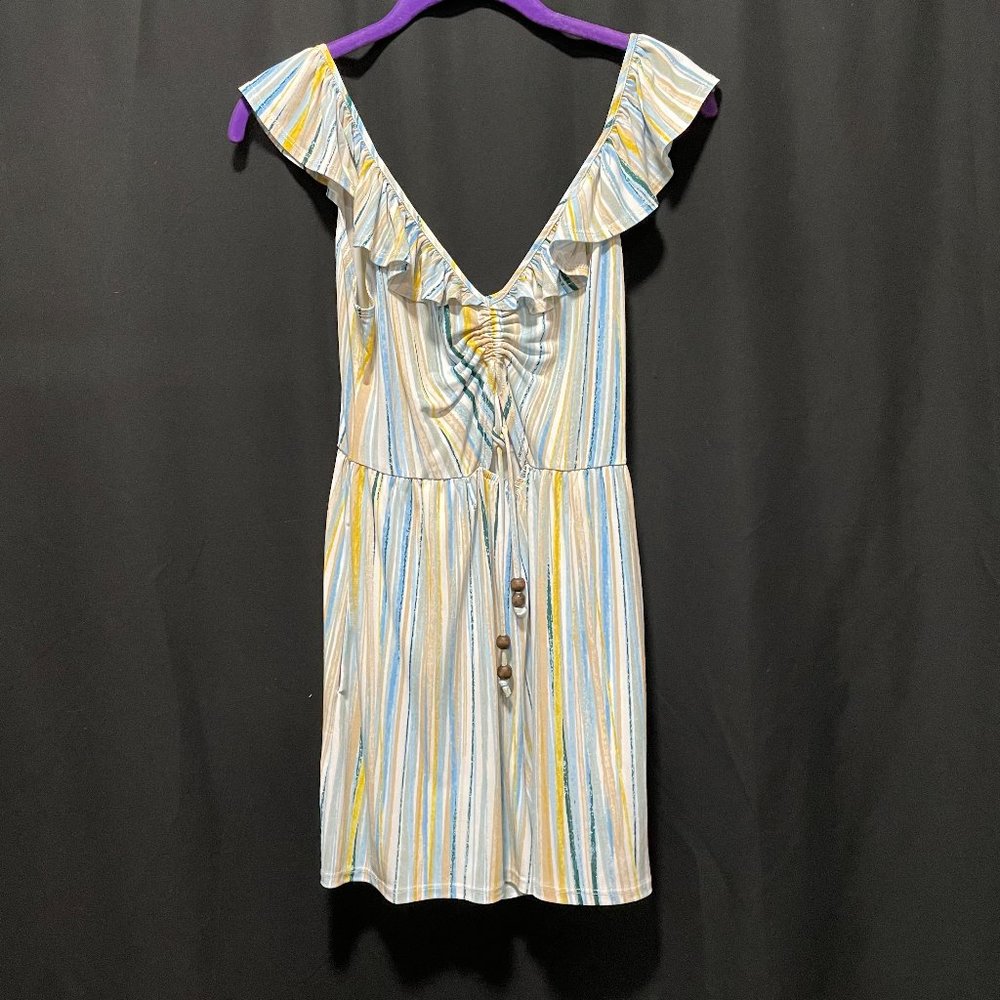 BCBGeneration Striped Romper